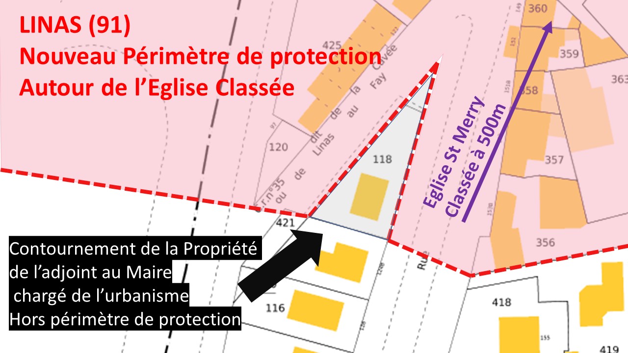 Le pavillon de l&rsquo;adjoint à l&rsquo;urbanisme a été sorti du périmètre de protection par un minuscule contournement