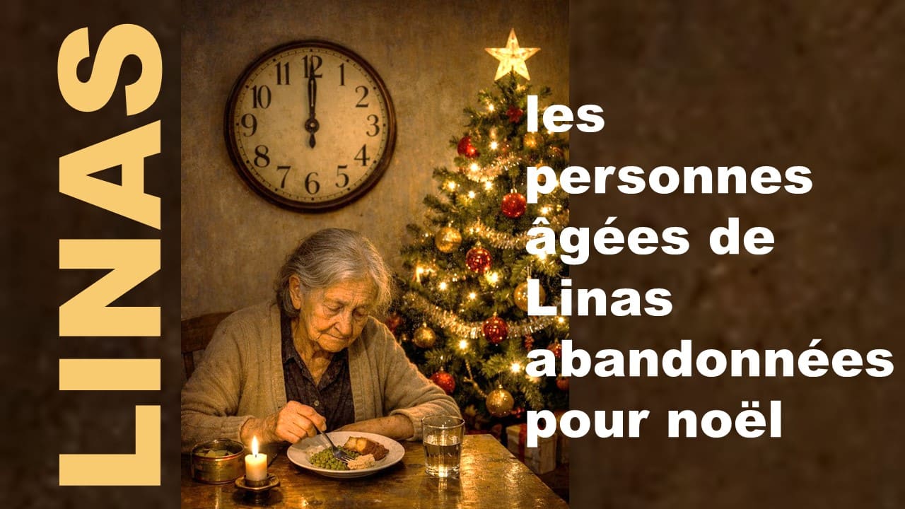 Les personnes âgées de Linas abandonnées pour Noël