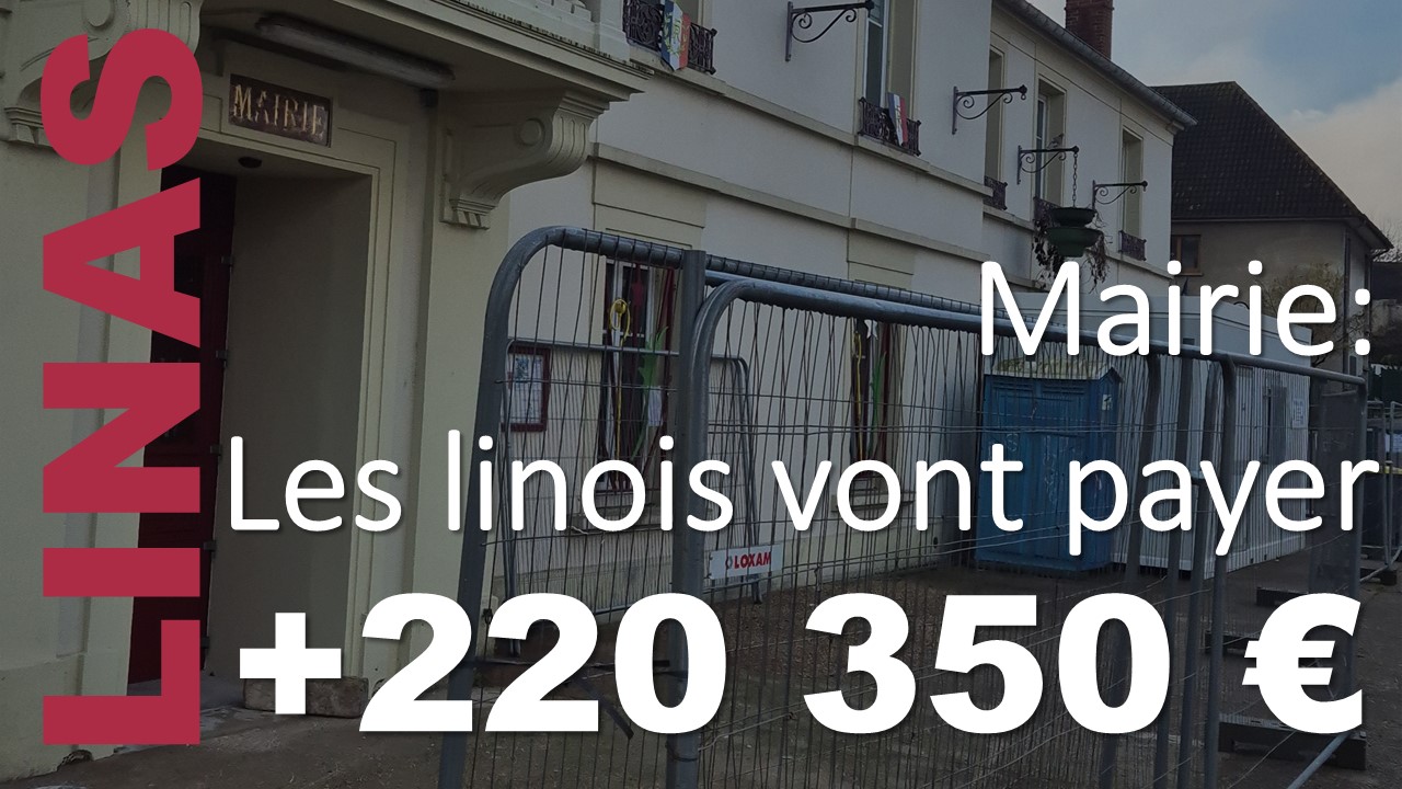 Mairie de Linas : Surcoût pour ouvrir avant les élections