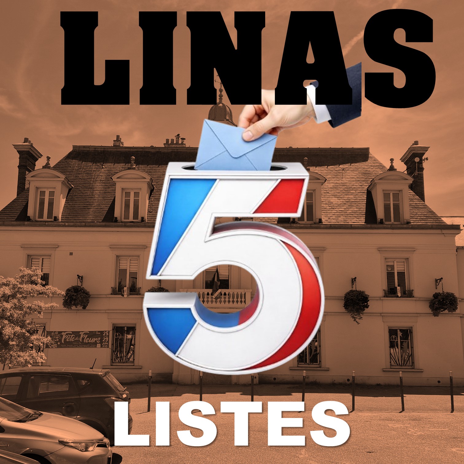 Cinq Listes à Linas pour les élections municipales