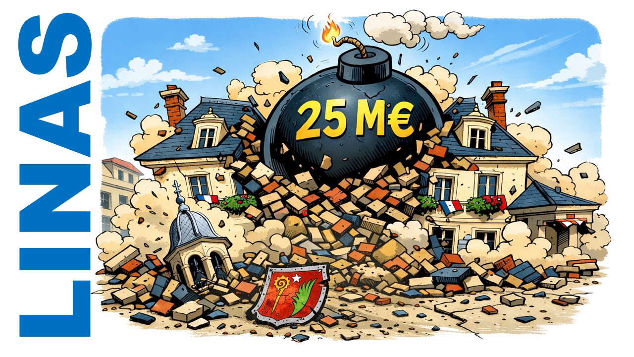 25 M€ en 6 ans engagés par Linas pour garantir les emprunts bancaires d’organismes HLM