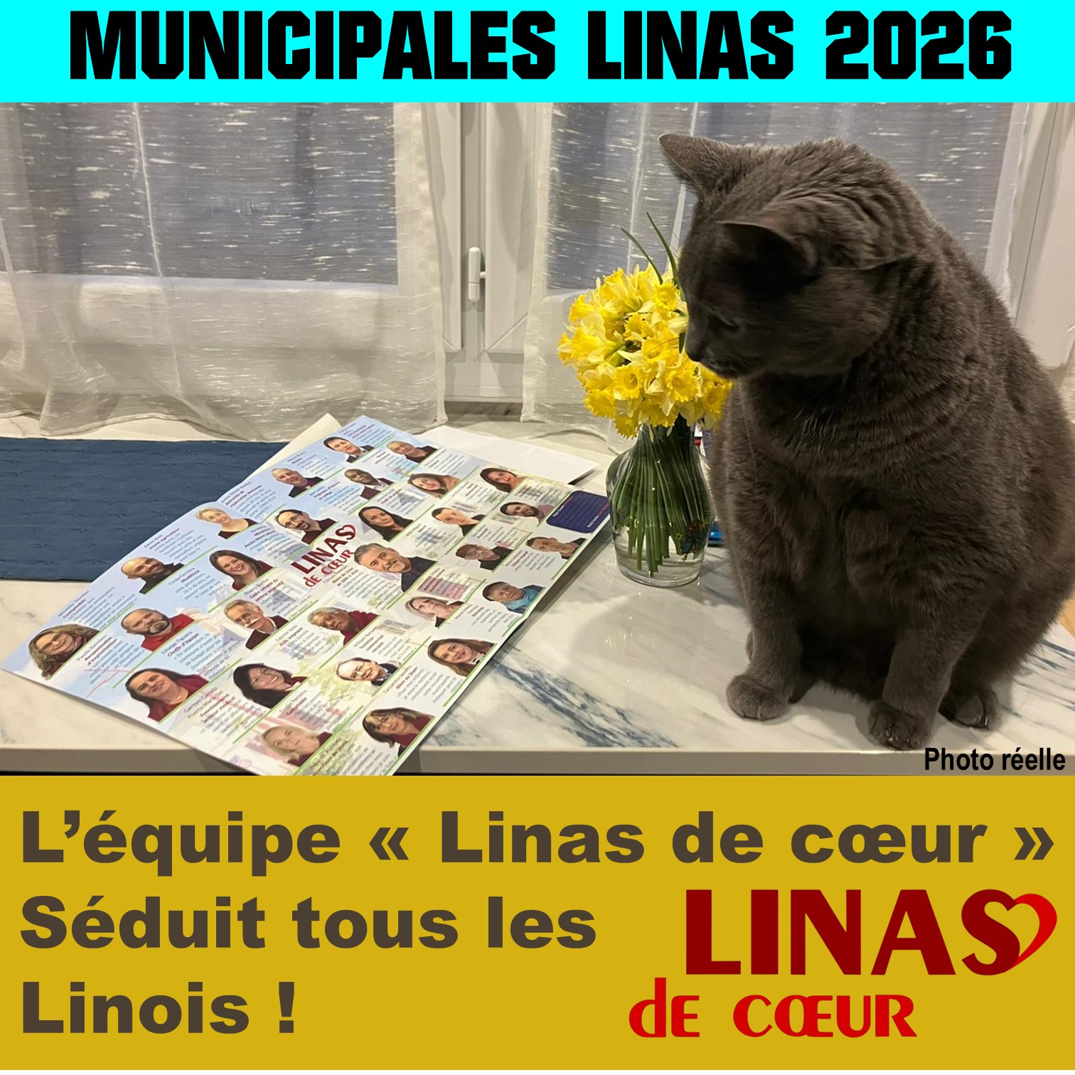 L&rsquo;équipe « Linas de cœur » nouvelle, représentative, et opérationnelle pour Linas